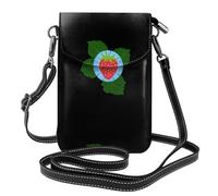 YYHWHJDE Petit sac à main pour téléphone portable 19,3 x 12,4 cm, petit motif fraise sur la gloire du matin pour femme, parfait pour la marche, le camping