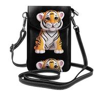 YYHWHJDE Petit sac à main pour téléphone portable de 19,3 x 12,4 cm, étui à rabat en cuir pour femme, parfait pour la marche, le camping