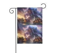 YYHWHJDE Pieuvre royale venant à terre - Mât de drapeau de jardin - Décoration de cour extérieure - 30,5 x 45,7 cm