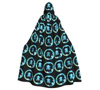 YYHWHJDE Please go to the lovely zoo Printing Halloween Cape à capuche pour adultes pour fêtes et événements costumés