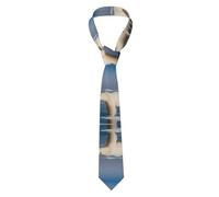 YYHWHJDE Polar Bear Cravate pour homme avec imprimé glacé, douce et confortable, ne se déforme pas, résistante à la décoloration, durable (145 x 8,1 cm)