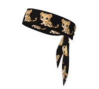 YYHWHJDE Poor Little Leopard Foulard de sport double face pour homme et femme réglable pour toutes les circonférences de tête
