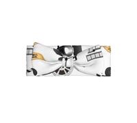 YYHWHJDE Projecteur imprimé bébé nœud bandeau - Doux et extensible nouveau-né pour bébé fille 0-6 mois