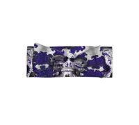 YYHWHJDE Purple Floser And Sugar Horror Skull Prints Baby Bow Headband - Accessoire de nouveau-né doux et extensible pour séance photo et fête prénatale