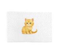 Yyhwhjde Puzzle de 1 000 pièces Noble Chaton Noble Image éducative intellectuelle en bois Puzzles amusants pour soulager le stress