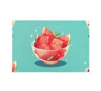 Yyhwhjde Puzzle de 1 000 pièces Yyhwhjde Bol à glace rafraîchissant Image éducative intellectuelle en bois Puzzles amusants pour soulager le stress