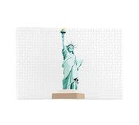 Yyhwhjde Puzzle de 1000 pièces - Statue majestueuse de la Liberté - Puzzles éducatifs intellectuels en bois - Puzzles amusants - Jeu anti-stress