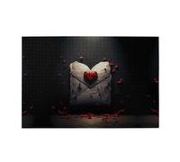 Yyhwhjde Puzzles de 1000 pièces Yyhwhjde Little Love On The Letter Prints Puzzles éducatifs intellectuels en bois, puzzles amusants, jeu anti-stress