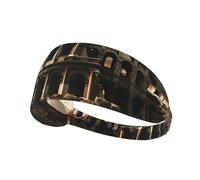 YYHWHJDE Restes of The Roman Colosseum Bandeau de sport pour femme résistant à la transpiration Bandeau élastique d'été