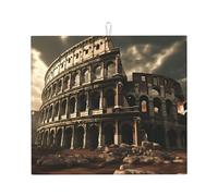 YYHWHJDE Restes of The Roman Colosseum Tapis de cuisine absorbant en microfibre super absorbante et antidérapant
