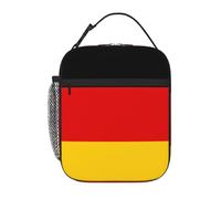 YYHWHJDE Sac à déjeuner isotherme portable avec image du drapeau allemand - Sac à déjeuner réutilisable durable pour homme et femme - Facile à transporter