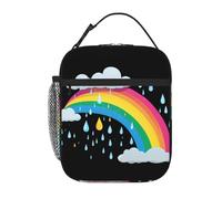 YYHWHJDE Sac à déjeuner isotherme portable avec imprimé « Larmes of a Sunny Day » - Réutilisable - Durable - Pour homme et femme - Facile à transporter