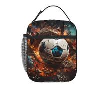 YYHWHJDE Sac à déjeuner isotherme portable, motif pétard, sac à déjeuner réutilisable et durable pour homme et femme