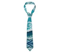 YYHWHJDE Sea of Love Prints Cravate pour homme douce et confortable, ne se déforme pas, résistante à la décoloration, durable (57 x 3,2,5 cm)