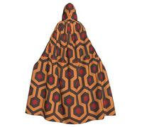 YYHWHJDE Shining Overlook Prints Halloween Adulte Cape à capuche Vêtements pour hommes et femmes Manteau Jeu de rôle