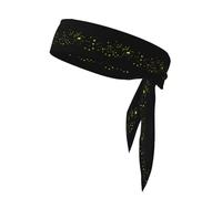 YYHWHJDE Simple Strokes of Stars Foulard de sport, décontracté, élastique, absorbant la transpiration, réglable, antidérapant