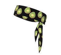 YYHWHJDE Star Avocat Cookies Foulard de sport double face à séchage rapide, évacuation de l'humidité pour femmes, filles et hommes