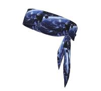 YYHWHJDE Star River Planet Channel Écharpe de sport double face à séchage rapide, évacuation de l'humidité pour femmes, filles et hommes