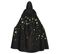 YYHWHJDE Stars On The Tree Trunk Prints Halloween Cape à capuche pour homme et femme Vêtements Manteau Jeu de rôle