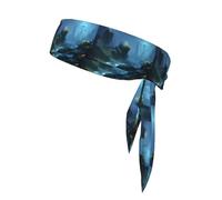 YYHWHJDE Stone Wild Chrysanthemums Pattern Sports Foulard double face à séchage rapide, évacuation de l'humidité pour femmes, filles et hommes