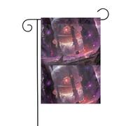 YYHWHJDE Strange Planet - Drapeau de jardin - Décoration de cour - 30,5 x 45,7 cm - Pour jardin, terrasse, balcon
