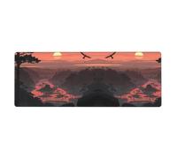 YYHWHJDE Sunrise In The Valley Tapis de souris extra large, clavier de jeu antidérapant pour bureau d'ordinateur, version épaisse, 30,5 x 80 cm