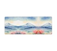 YYHWHJDE Superbe tapis de souris imprimé Mt. Fuji extra large 30,5 x 80 cm pour l'apprentissage des jeux de bureau
