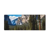 YYHWHJDE Superbe tapis de souris Yosemite imprimé parc national extra large Tapis de souris pour ordinateur de bureau Clavier de jeu Version épaisse 30,5 x 80 cm