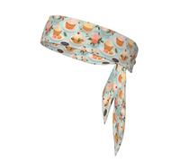 YYHWHJDE Sweet Afternoon Tea Foulard de sport, absorbant la transpiration et respirant, bandeau de mouvement, foulard double face