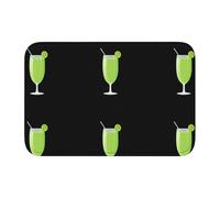 YYHWHJDE Sweet and Sour Kiwi Juice Picture Crystal Velvet Lock Edge Tapis de sol pour chambre à coucher, salon, dortoir, décoration de la maison
