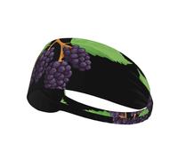 YYHWHJDE Sweet and Sour Mulberries Bandeau de sport pour femme résistant à la transpiration Bandeau élastique d'été