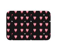 YYHWHJDE Sweet Heart Attack Picture Crystal Velvet Lock Edge Tapis de sol pour chambre à coucher, salon, dortoir, décoration de la maison
