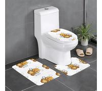 YYHWHJDE Sweet Honey Picture Lot de 3 tapis de sol antidérapants à séchage rapide pour salle de bain