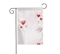 YYHWHJDE Tableau de bois de cerf et d'œufs d'amour pour jardin, décoration de cour extérieure double face, 30,5 x 45,7 cm