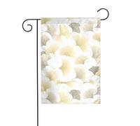 YYHWHJDE Tableau de feuilles de ginkgo dorées pour jardin, décoration de cour extérieure double face, 30,5 x 45,7 cm