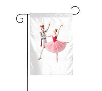 YYHWHJDE Tableau Soldat et Beauté - Mât de drapeau de jardin - Décoration extérieure - Double face - 30,5 x 45,7 cm
