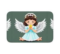 YYHWHJDE Tapis de bain avec ourlet imprimé petit ange mignon 101,6 x 152,4 cm - Housse de bain bien conçue pour un confort et un style facile comme au spa