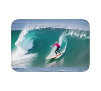 YYHWHJDE Tapis de sol antidérapant et épais pour salle de bain, chambre à coucher, lavable, 40,6 x 61 cm