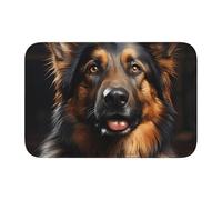 YYHWHJDE Tapis de sol en velours avec motif berger allemand, tapis de chambre à coucher, salon, dortoir, décoration de la maison