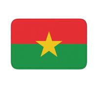 YYHWHJDE Tapis de sol en velours avec motif drapeau du Burkina Faso pour chambre à coucher, salon, dortoir, décoration de la maison