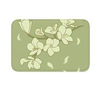 YYHWHJDE Tapis de sol épais antidérapant imprimé bégonia antidérapant, facile à nettoyer, durable, résistant à la décoloration, parfait pour les toilettes et la salle de bain, 60 x 40 cm