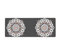 YYHWHJDE Tapis de souris extra large avec icônes rotatives, clavier de jeu antidérapant, version épaisse, 30,5 x 80 cm