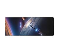 YYHWHJDE Tapis de souris extra large avec image d'un univers fascinant - Pour bureau d'ordinateur - Clavier de jeu antidérapant - Version épaisse - 30,5 x 80 cm