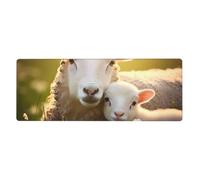 YYHWHJDE Tapis de souris extra large avec motif mouton mignon avec imprimé mère, 30,5 x 80 cm, pour l'apprentissage des jeux de bureau