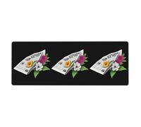 YYHWHJDE Tapis de souris extra large avec motif « The First Romance In The Morning » - Pour bureau d'ordinateur - Clavier de jeu antidérapant - Version épaisse - 30,5 x 80 cm