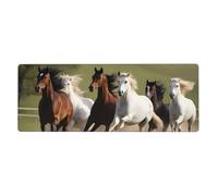 YYHWHJDE Tapis de souris extra large Motif chevaux au galop 30,5 x 80 cm pour ordinateurs de bureau, ordinateurs portables, ordinateurs personnels