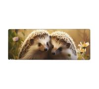 YYHWHJDE Tapis de souris extra large pour ordinateur de bureau avec motif de hérisson - 30,5 x 80 cm