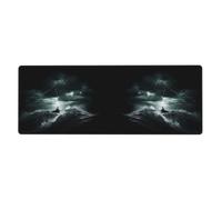 YYHWHJDE Tapis de souris imprimé Ship in The Storm - Extra large - Pour ordinateur de bureau - Clavier de jeu - Version épaisse - 30,5 x 80 cm