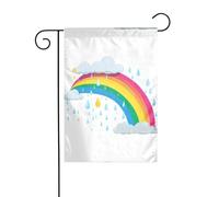 YYHWHJDE Tears of a sunny day - Mât de drapeau de jardin - Décoration extérieure - Double face - 30,5 x 45,7 cm