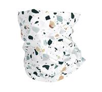 YYHWHJDE Terrazzo Couvre-chef multifonction avec imprimé marbré pastel - Couvre-lit sans couture pour la randonnée, le cyclisme et les aventures à la plage